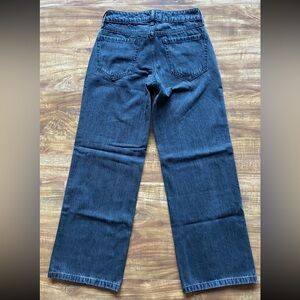 NWT HOLLISTER Women Juniors Gray Low Rise Baggy Jeans Pants Bottom Sz 23 W Short